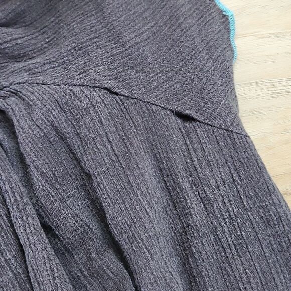 🍑Free People Gray Boho Top XSmall - Picture 11 of 11